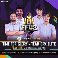 Critical X Elite will be part of the FFCS 2020 Asia